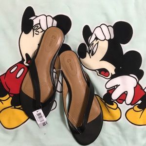 Black Leather Sandals NIB & with tags!  Size 10